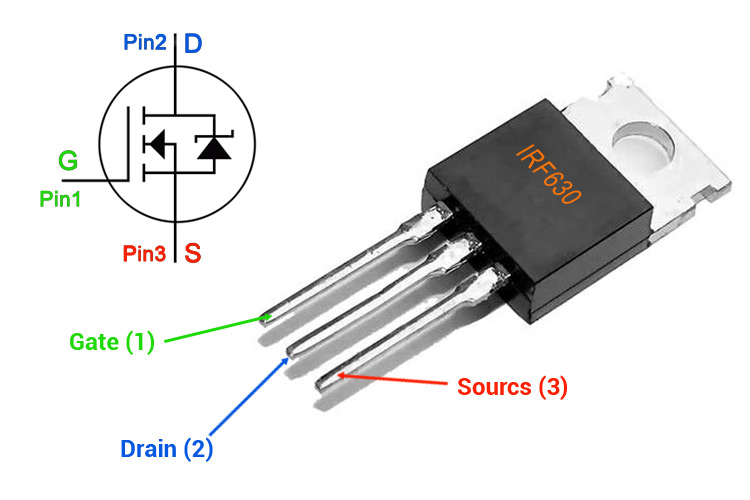 IRF630 MOSFET Pinout Datasheet Specs Equivalents
