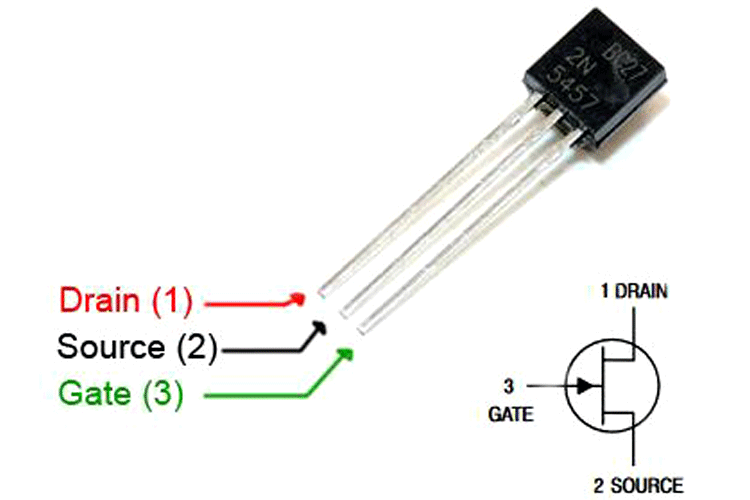 10PCS 2N5457 2N5457G TO-92 N-Channel Transistor RC
