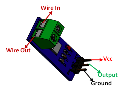 ACS712 Current Sensor Pinout
