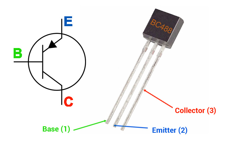 BC488 Transistor Pinout