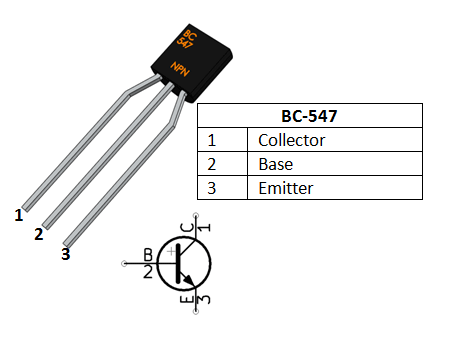 B Baosity 100 Stück BC547 to 92 Epitaxiale Planare NPN Siliziumtransistoren Für Allgemeine Zwecke