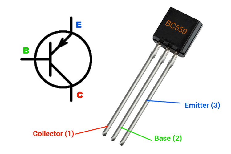 BC559 Transistor Pinout