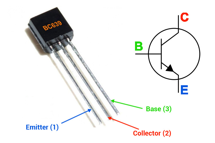 BC639 Transistors Pinout