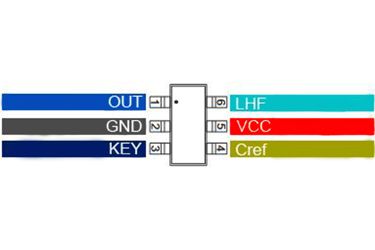 BS801B Touch Key Controller Pinout