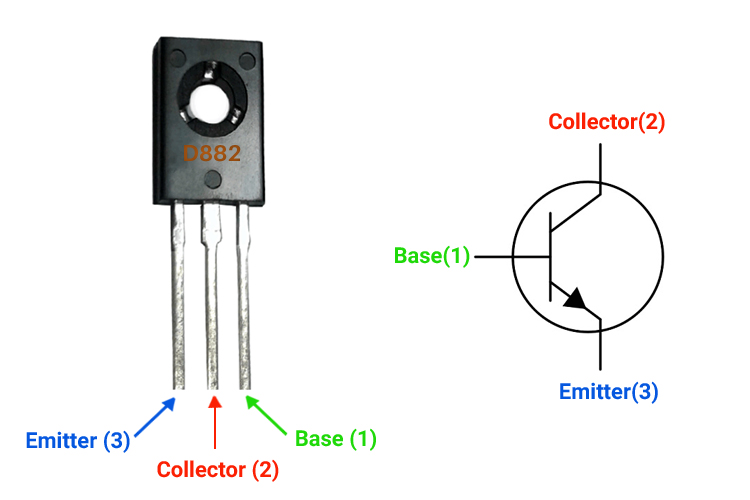 D882 Transistor Pinout