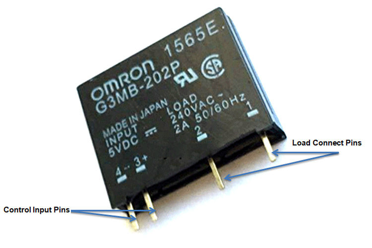 G3MB-202P Solid State Relay  Pinout
