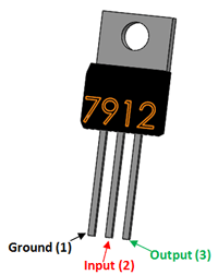 Based on 7812 7912 +/-12V Positive/Negative Voltage Regulator Module Board x1