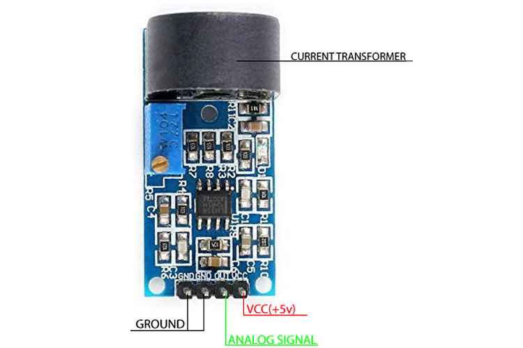 ZMCT103C Current Sensor Pinout