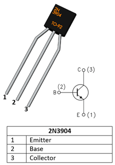 2n3904 transistor schematic for