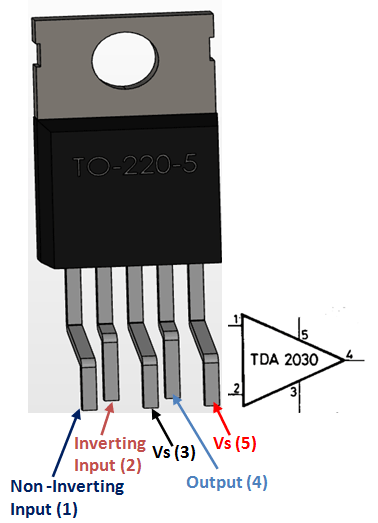 Схема подключения tda 2030а