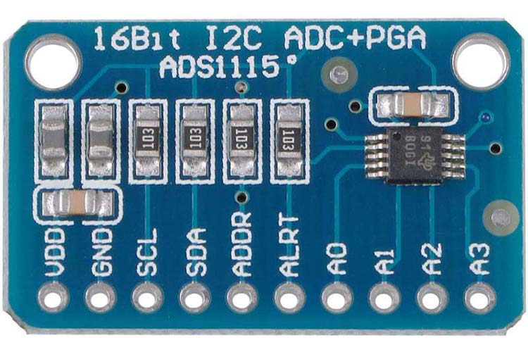 ADS1115 Module with Programmable Gain Amplifier