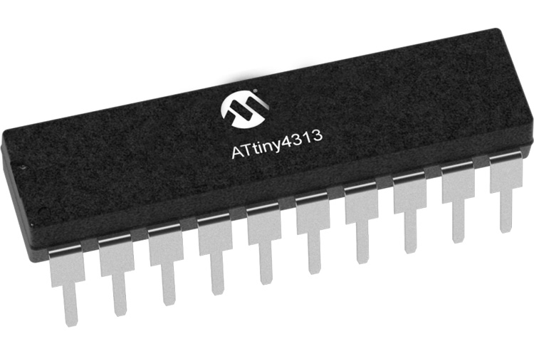 MCU AVR 4KB 20MHz 1.8-5.5V 5x ATtiny4313-SU SOIC 8-Bit Mikrocontroller