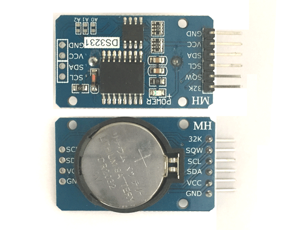 Ds3231 Rtc Module Circuit Diagram