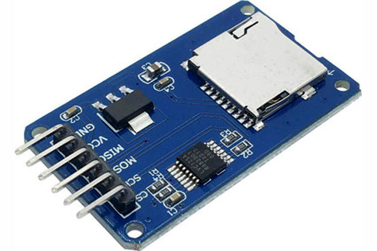 Micro SD Card Adapter Module Pinout Specifications Datasheet Working 