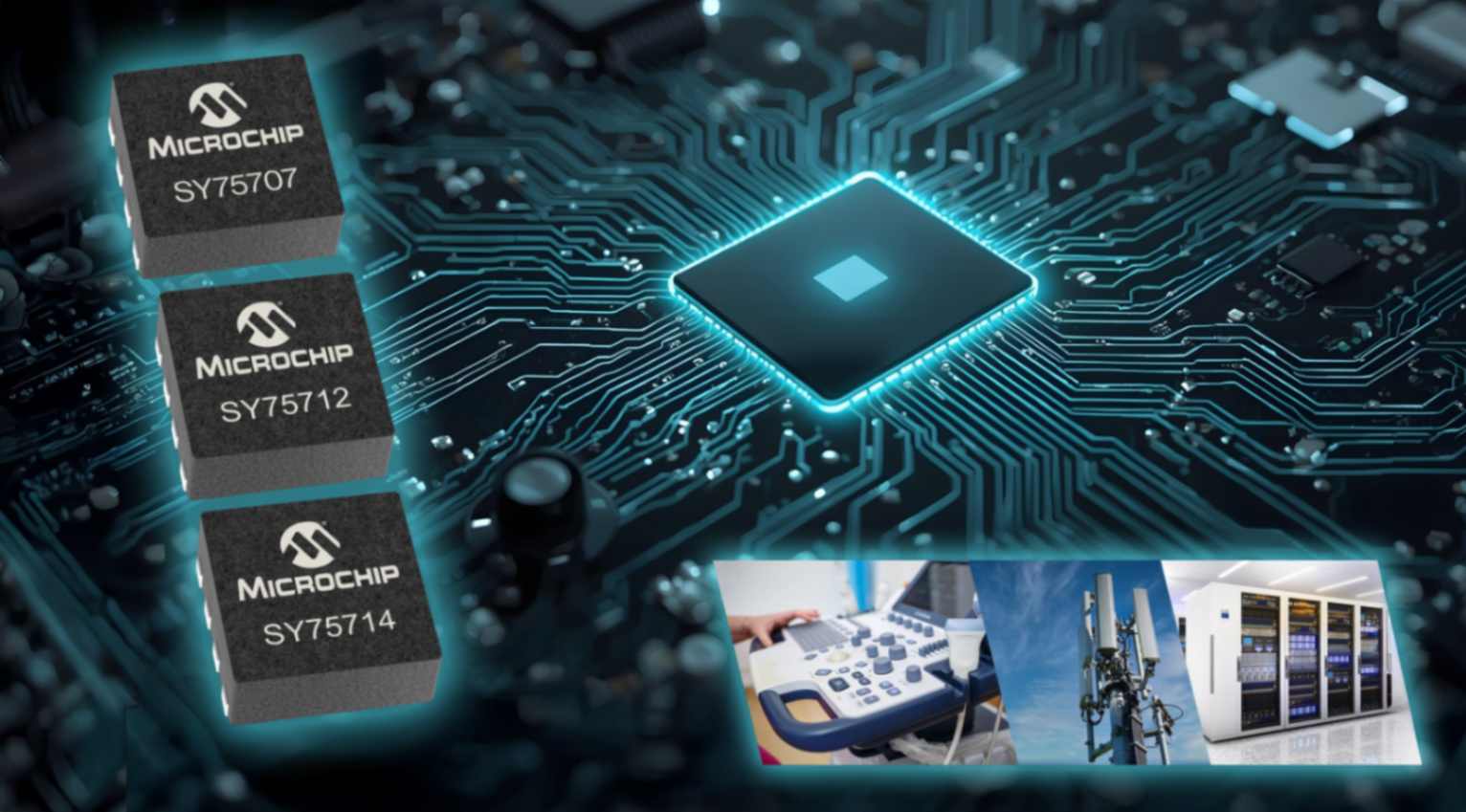 Microchip SY757xx 1.2V LVCMOS Clock Buffer