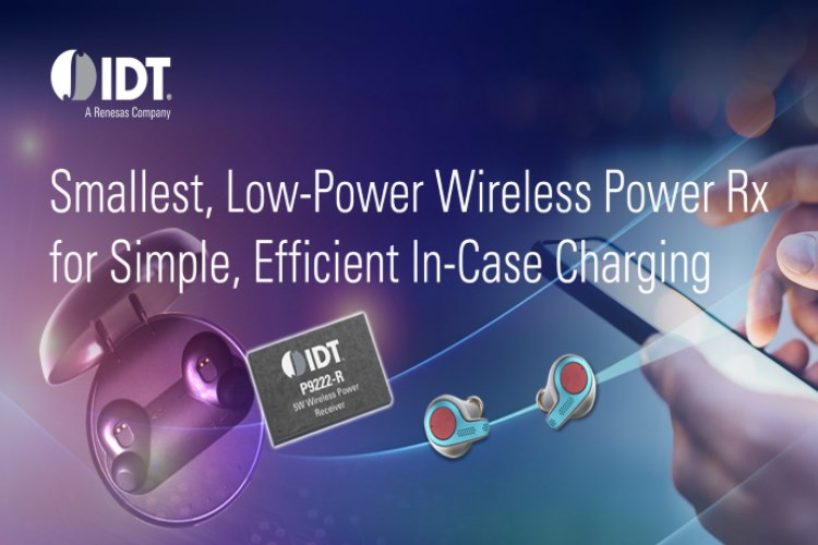 P9222R – Wireless Power Receiver for In-Case Wireless Charging