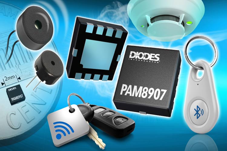 PAM8907 Piezoelectric Sounder Driver