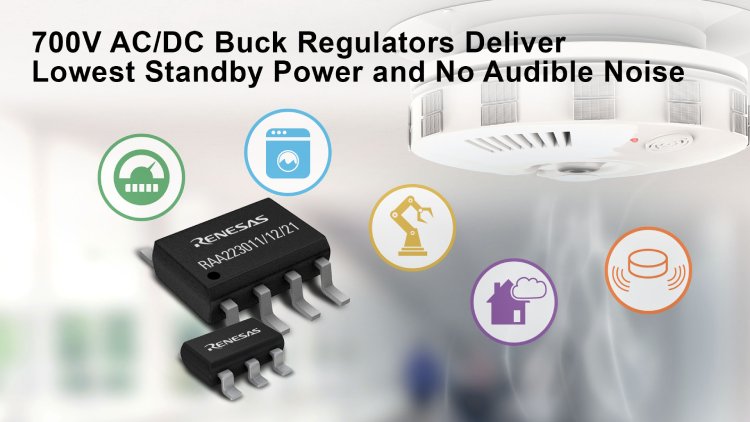 700V Buck Regulators Deliver Lowest Standby Power and No Audible Noise