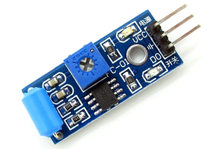 50Pcs SW-420 Normally Closed Blue Vibration Switch SW420 Vibration Sensor 