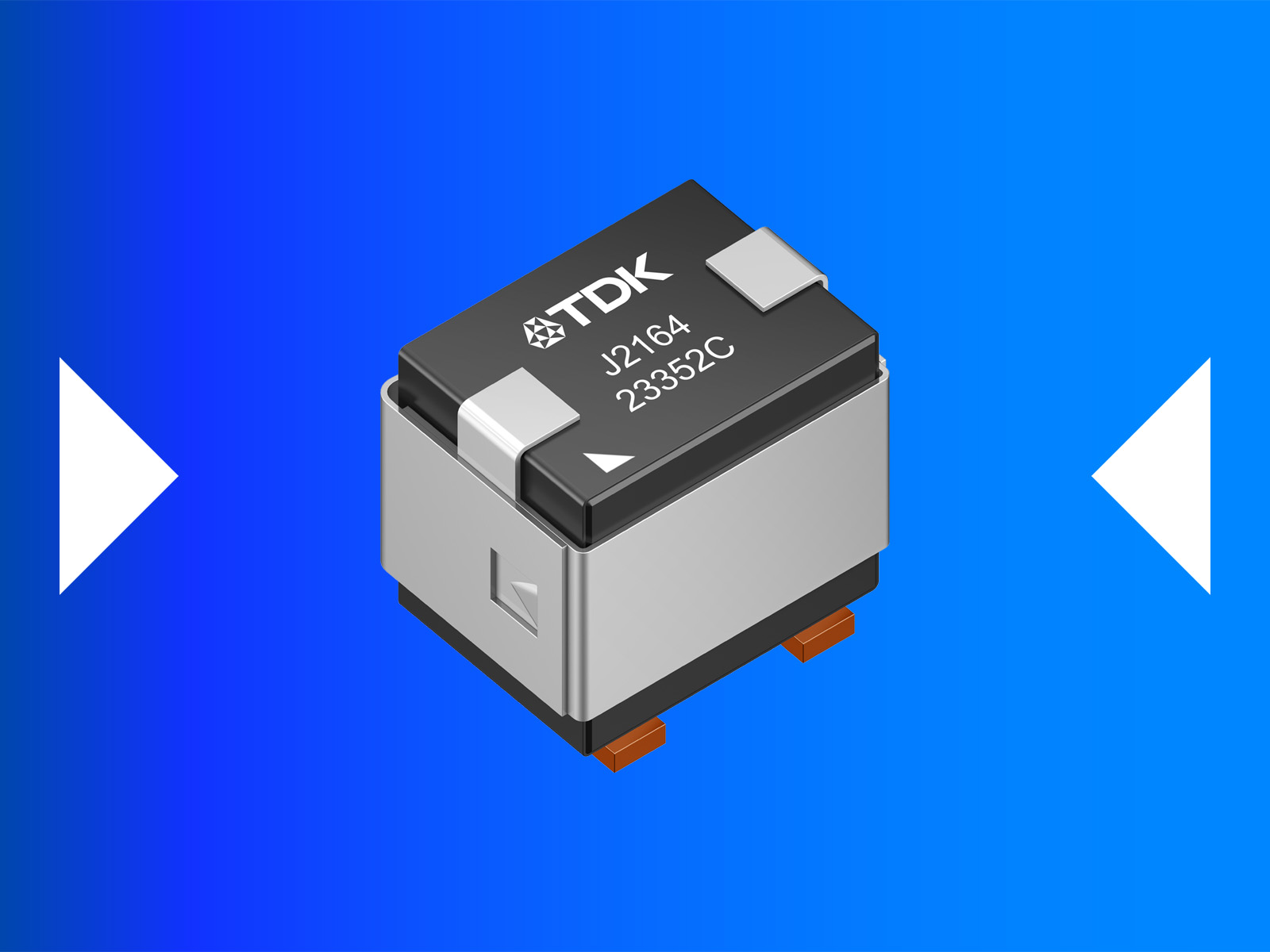 TDK EP21 SMD common-mode choke inductor for high-current EMI filtering