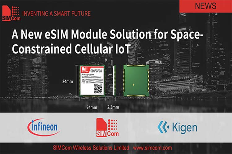 Compact SIM7070 NB-IoT Module With GSMA-Compliant ESIM Remote ...