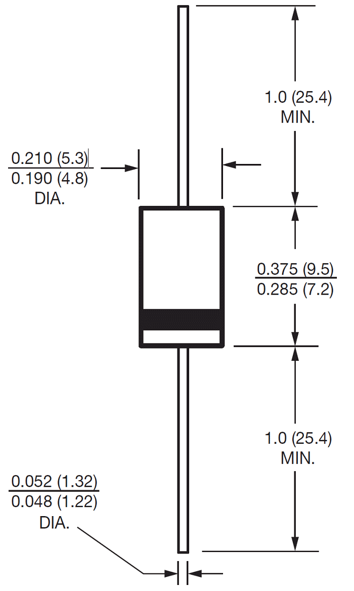 1N5822 2D Model