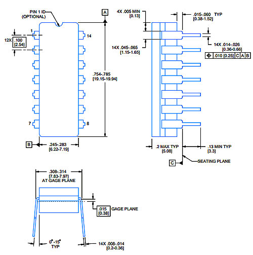 74LS74 D-Type Positive Edge Triggered Flip-Flop IC - Datasheet - 74ls74 ...