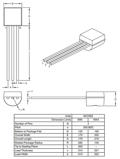 2D Model Of MCP1702-250 mA Low Quiescent Current LDO Regulator