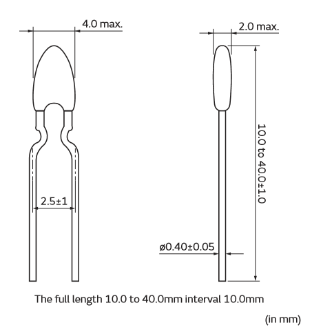 NTC Thermistor 10k Features, Specifications, Parameters & Datasheet