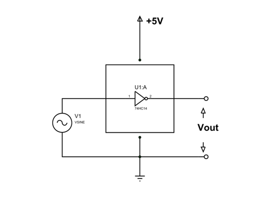 74HC14 IC Example Circuit