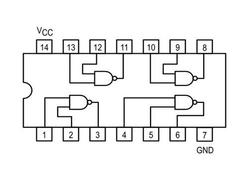 74LS00 NAND Gate Pinout, Example, Features And Datasheet, 58% OFF