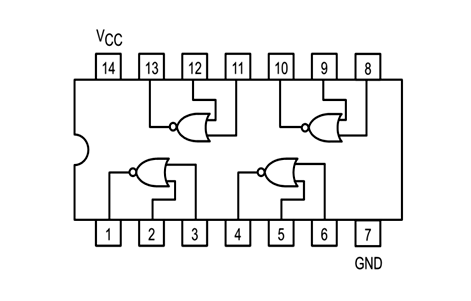 74LS02 Internal Structure