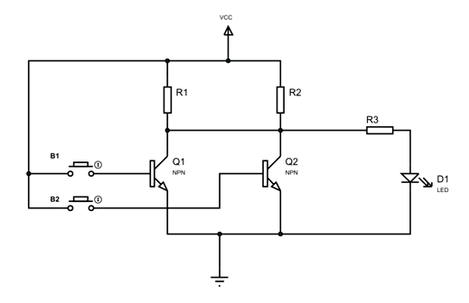 74LS02 NOR Gate Circuit