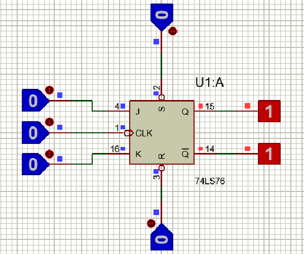 74LS76 Working