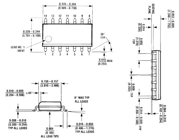 74LS90 2D-model