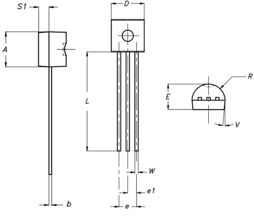 78L05 Voltage Regulator 2D model