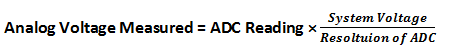 ADC to Voltage Formula