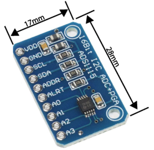 ADS1115 Dimensions