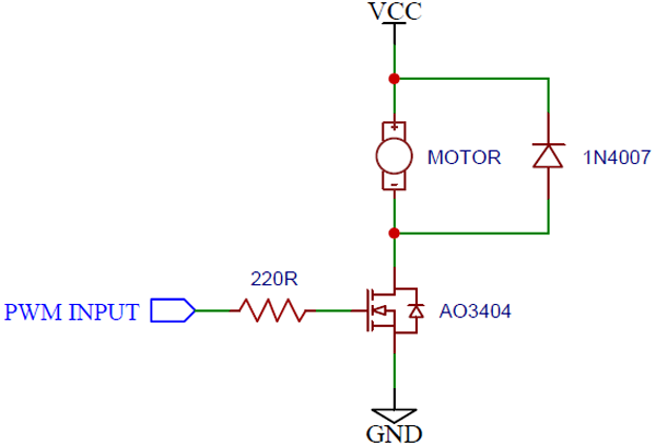 AO3404 Application Circuit