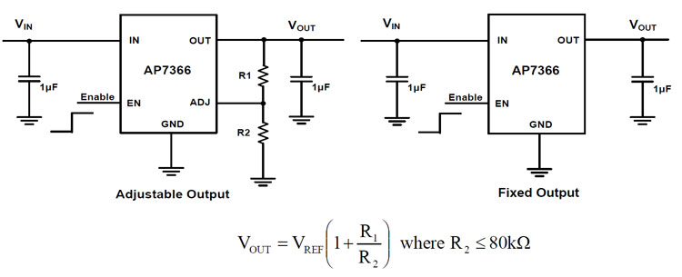 AP7366 Application Circuit Diagram