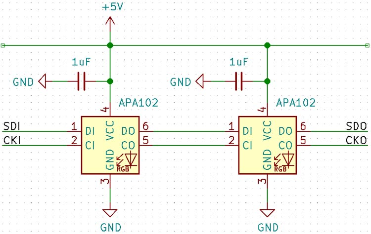 APA102 Circuit Diagram