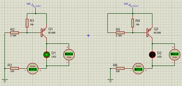 BC488 Transistor Circuit Diagram