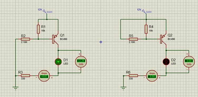 BC490 Transistor Circuit Diagram