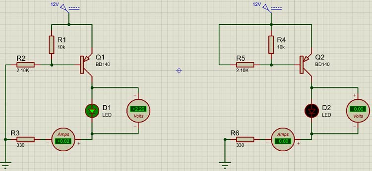 BD140 Transistor Circuit Diagram