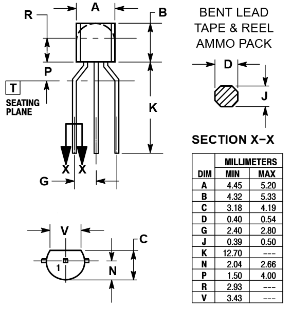  BS170 N-channel MOSFET 2D-model