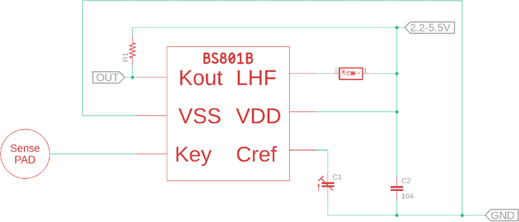 BS801B Application Diagram 