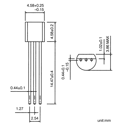 BT66T Dimensions