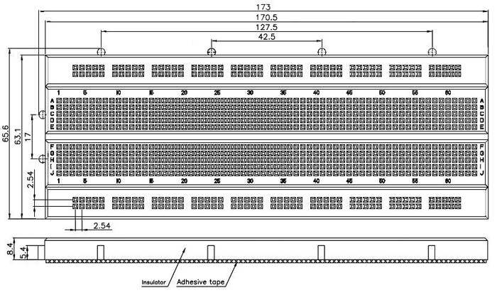 Breadboard Dimesion 