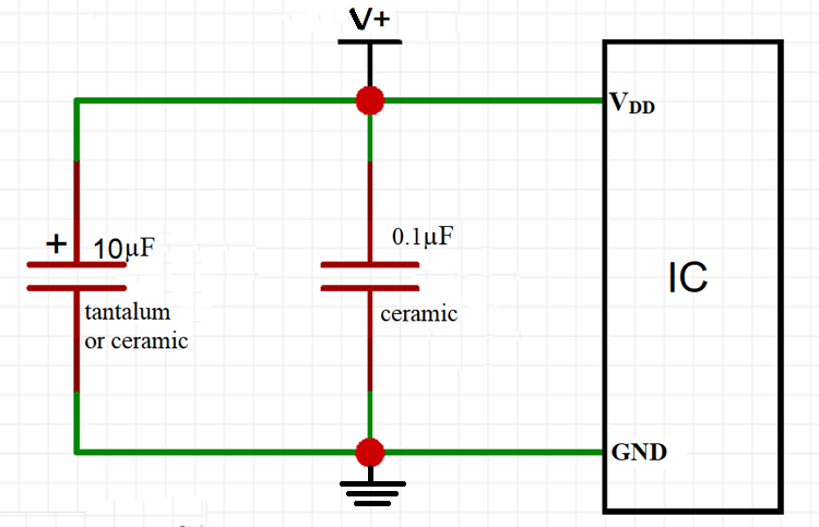 Bypass Capacitor Schematic