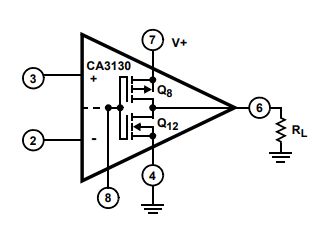 CA3130 Op amp iC Sample Circuit